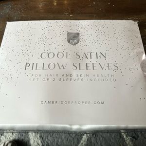 Cool satin pillow sleeves set of two